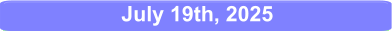 July 19th, 2025