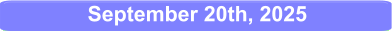 September 20th, 2025