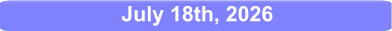 July 18th, 2026